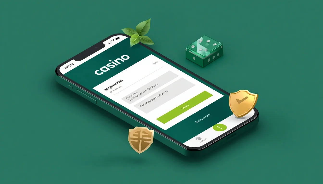 Verde Casino registreringsguide – smartphone med konto-opsætning, KYC og MitID